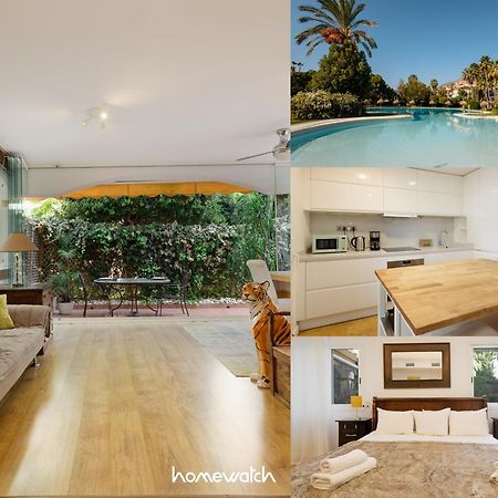 Ground Floor Holiday Apartment With Terrace And Pool In Puerto Banus, Marbella Kültér fotó